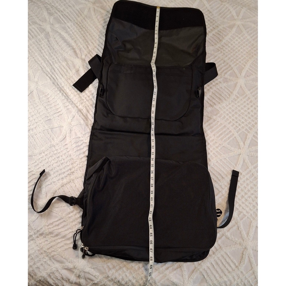 The North Face XL Messenger Bag Black Nylon Laptop Commuter Shoulder Satchel Bag - Picture 6 of 13